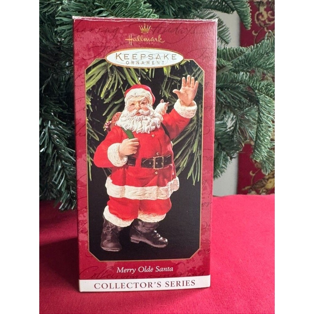 Hallmark Keepsake Merry Olde Santa 1999 #10 Final Collector’s Series Ornament